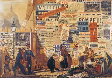 Der Plakatmann, 1835